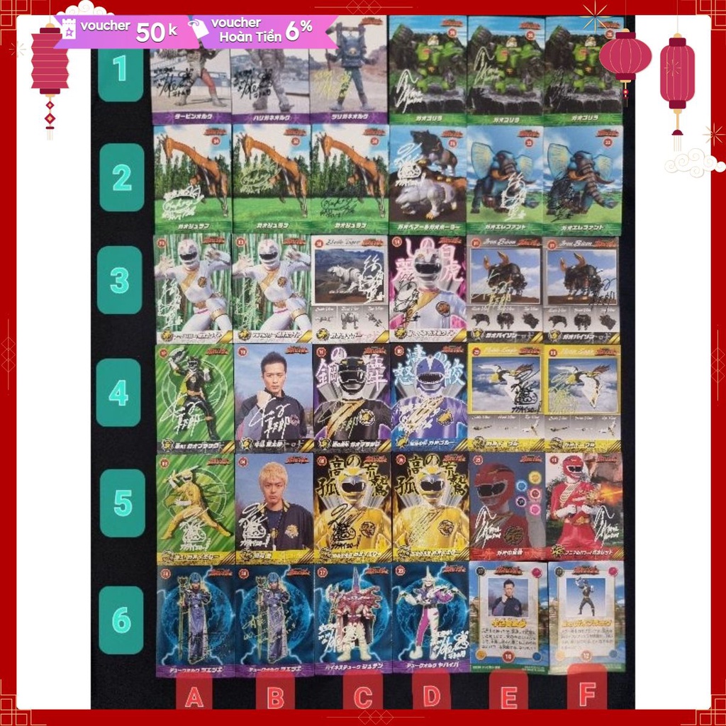 Xả kho Thẻ siêu nhân gao - Mẫu kí có tặng xe