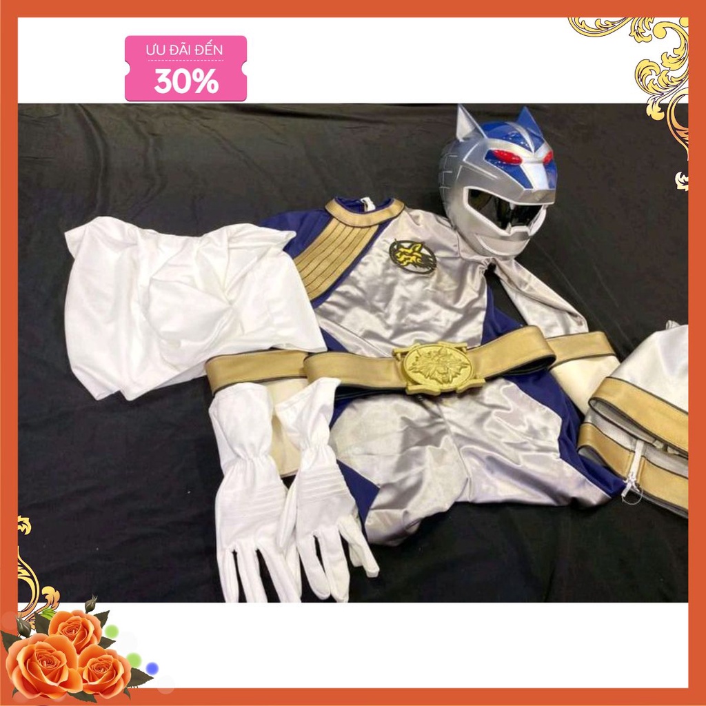 Xả kho Bộ trang phục siêu nhân gao bạc có tặng xe