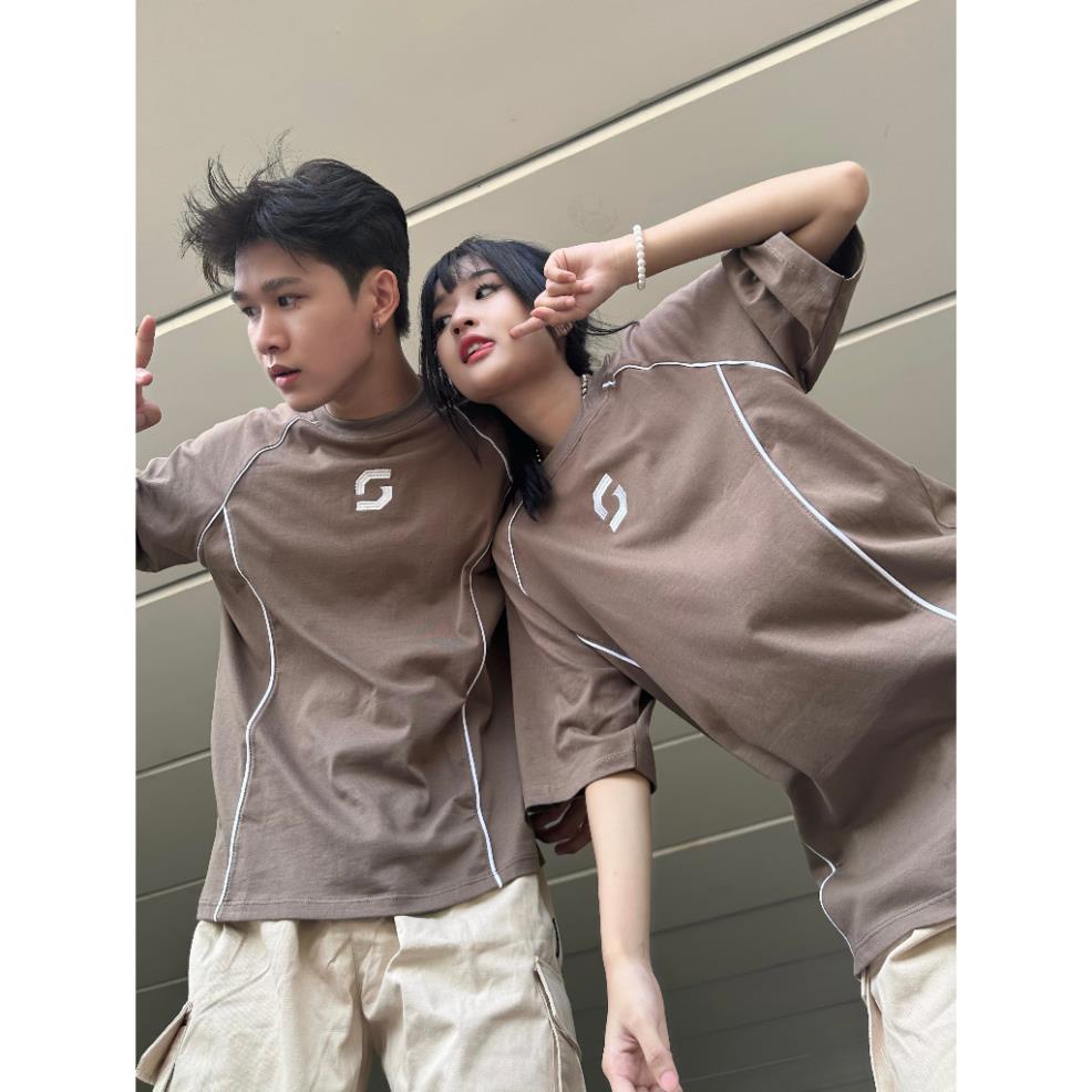 Áo Thun Raglan SAIGONESE Cotton Phối Line Unisex 2 Màu