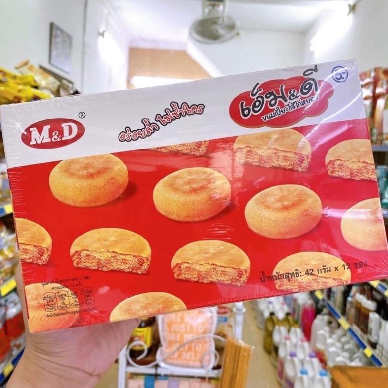 Bánh Ruốc Gà Thái Lan Hãng M&D Lẻ 1 Cái 42g