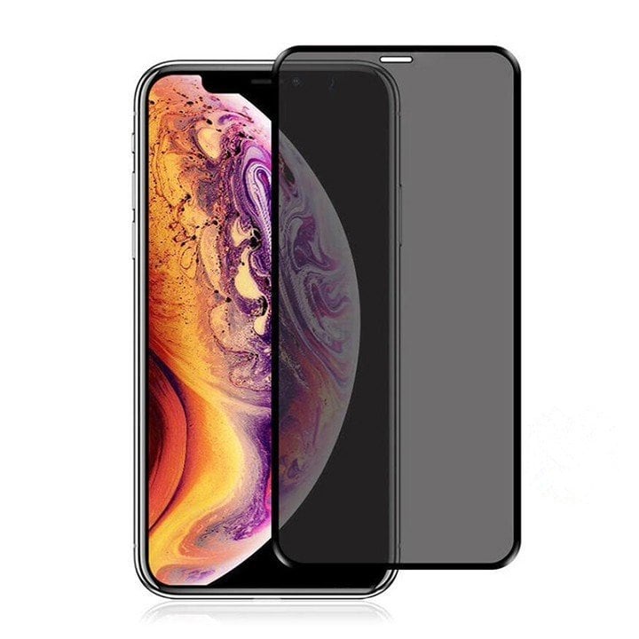 Kính cường lực chống nhìn trộm 9D Full màn hình cho iPhone từ 7 đến 14 Pro Max