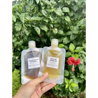 Túi gội đầu bồ kết thảo dược sả chanh gừng - muối tẩy tế bào chết da đầu giảm gàu mọc tóc - ủ xả mượt tóc bưởi bơ dừa