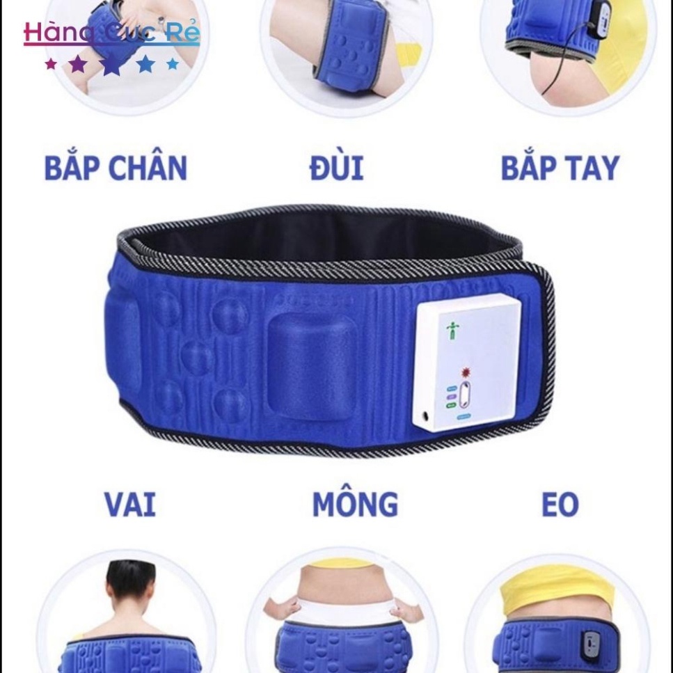 Máy Massage Rung Nóng X5, Đai massage giảm mỡ bụng hồng ngoại X5 Toàn Thân Cao Cấp