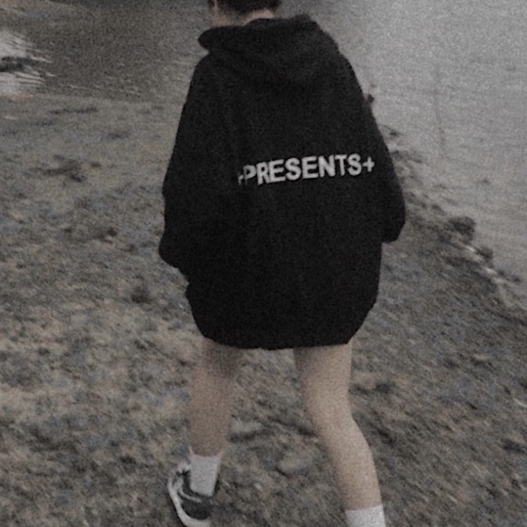 Áo Hoodie Presents, áo hoodie form rộng mũ 2 lớp tay phồng chất nỉ bông 100%cotton premium