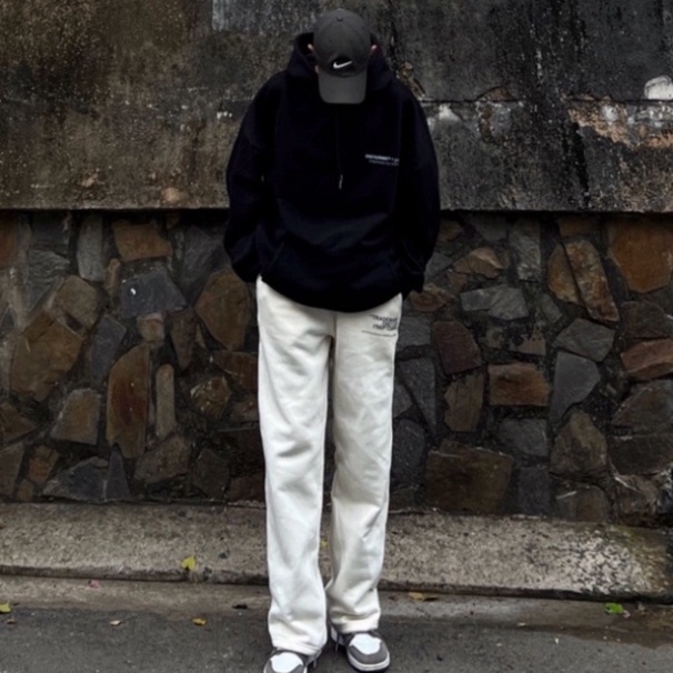 Áo Hoodie One&Ga, áo hoodie form rộng mũ 2 lớp tay phồng chất nỉ bông 100%cotton premium