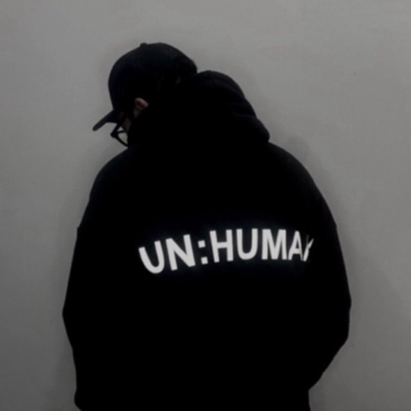 Áo Hoodie Un Humain, áo hoodie  form rộng mũ 2 lớp tay phồng chất nỉ bông 100%cotton premium
