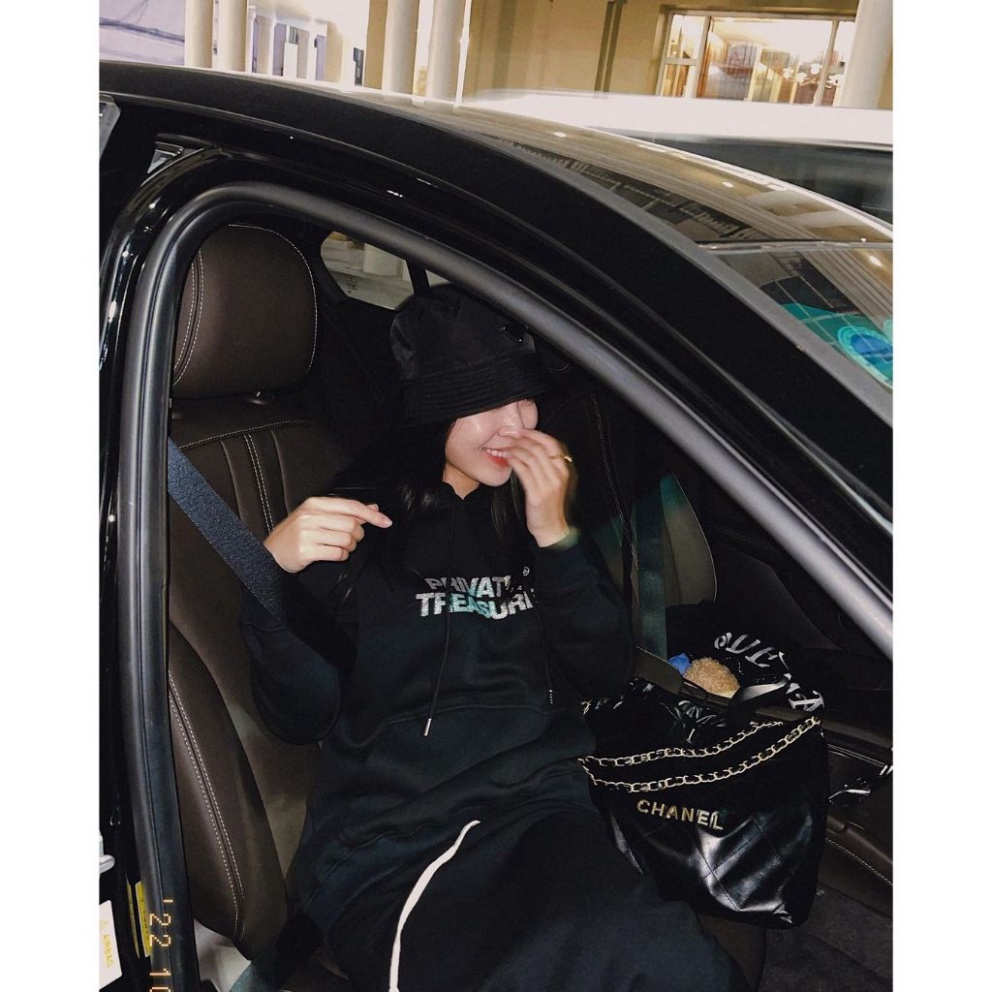 Áo Hoodie Private Treasure, Áo nỉ form rộng mũ 2 lớp tay phồng chất nỉ bông 100%cotton premium