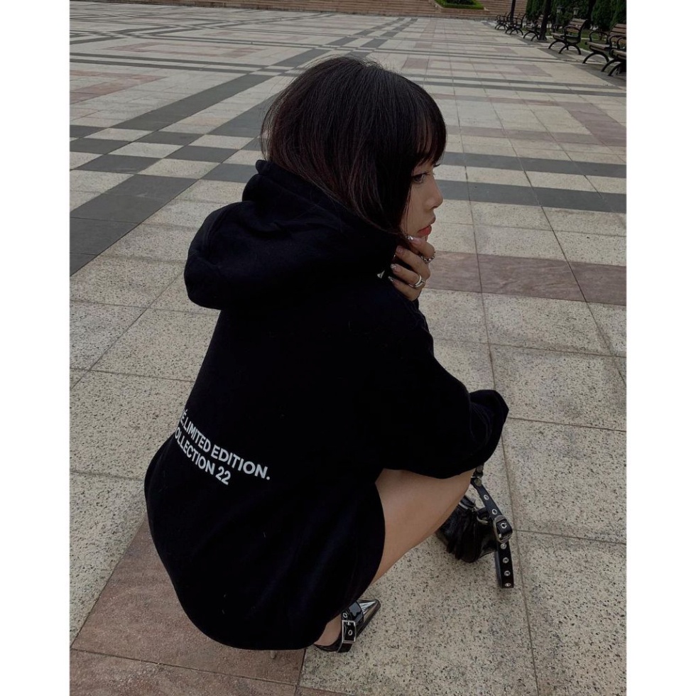 Áo Hoodie Private Treasure, Áo nỉ form rộng mũ 2 lớp tay phồng chất nỉ bông 100%cotton premium