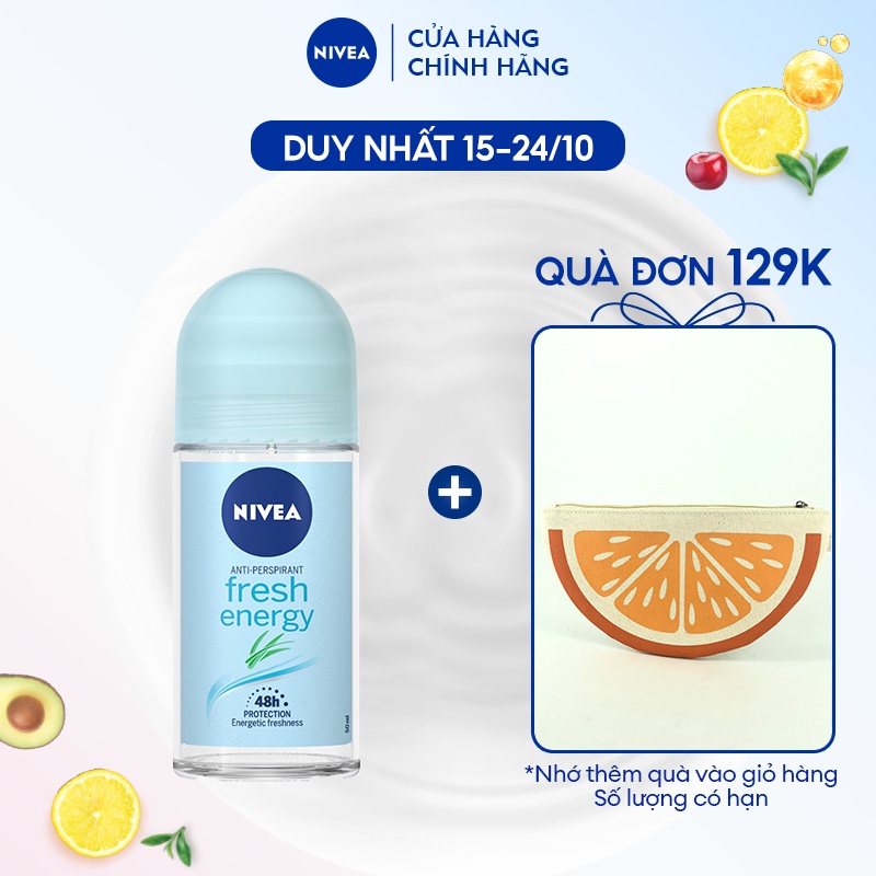 Lăn Ngăn Mùi NIVEA Tươi Mát Sức Sống (50 ml) - 83754