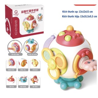 Khối Bận Rộn Busy Egg - Đồ Chơi Giáo Dục Montessori-Giúp Bé Giải Trí Và Phát Triển Các Kỹ Năng Cơ Bản
