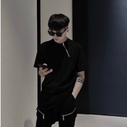 Áo Thun nam DSQ Khóa Chéo co dãn 4 chiều phù hợp cho nam