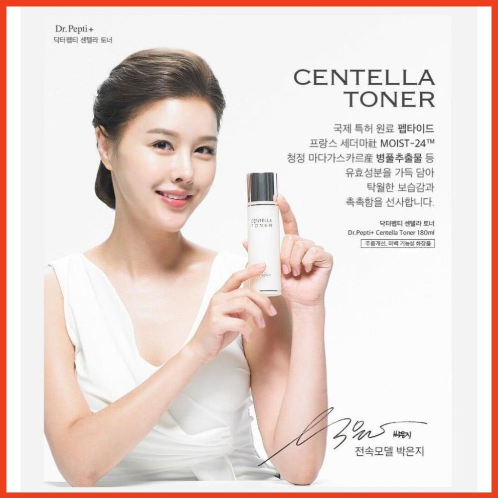 Nước Hoa Hồng Dr.Pepti Centella Toner Dưỡng Da Căng Bóng 180ml Chính Hãng Hàn Quốc