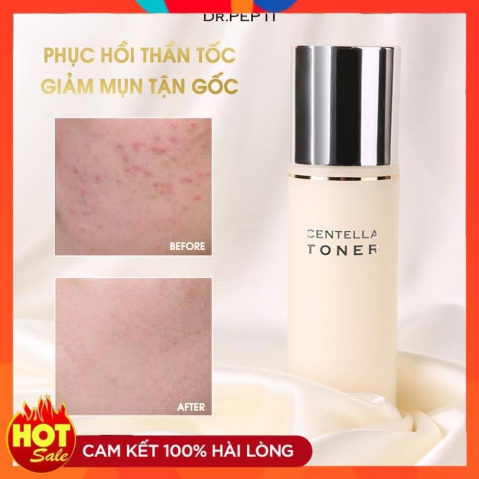 Nước Hoa Hồng Dr.Pepti Centella Toner Dưỡng Da Căng Bóng 180ml Chính Hãng Hàn Quốc