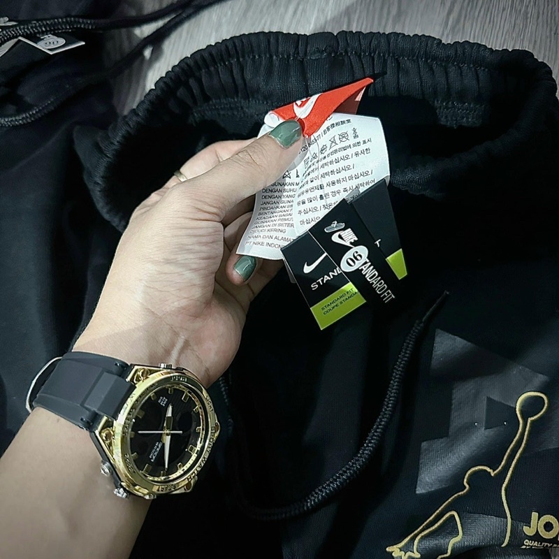 Bộ nỉ đen áo hoodie dư xịn bé trai