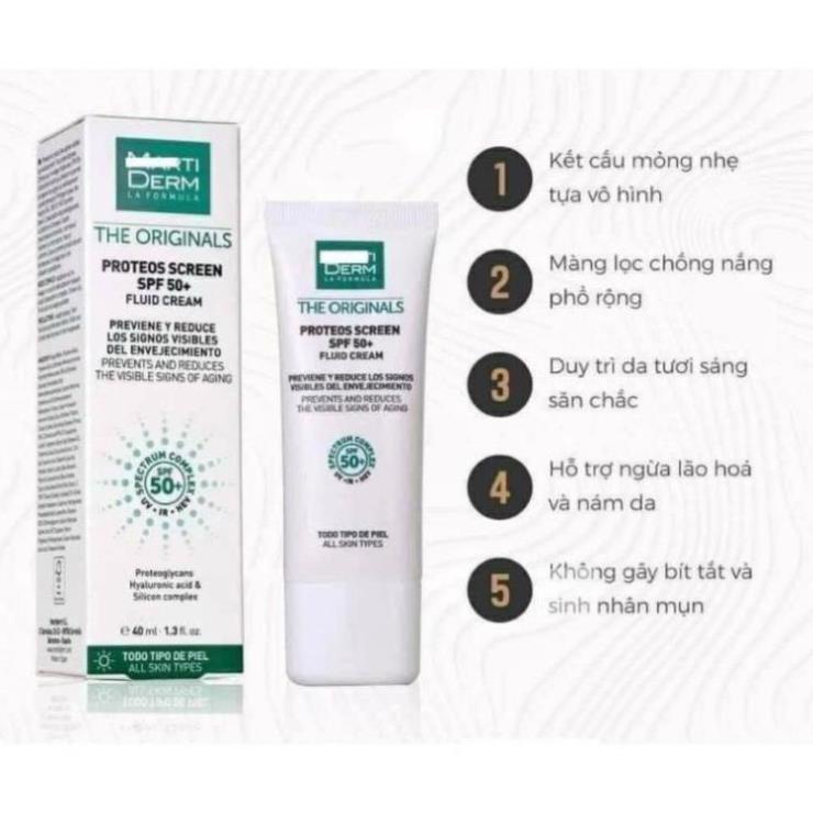 Kem Chống Nắng Martiderm The Originals Proteos Screen 40ml ! !