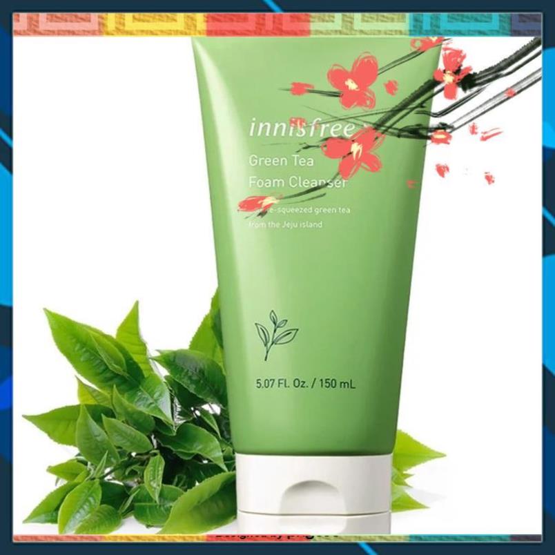 Sữa Rửa Mặt Trà Xanh Innisfree 150ml ! !