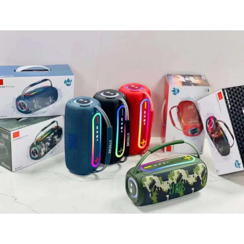 Loa bluetooth JBL BoomBox P11 Pro 2023 độ đèn led cùng âm thanh bass căng công suất 20w pin trâu - BH 12 Tháng