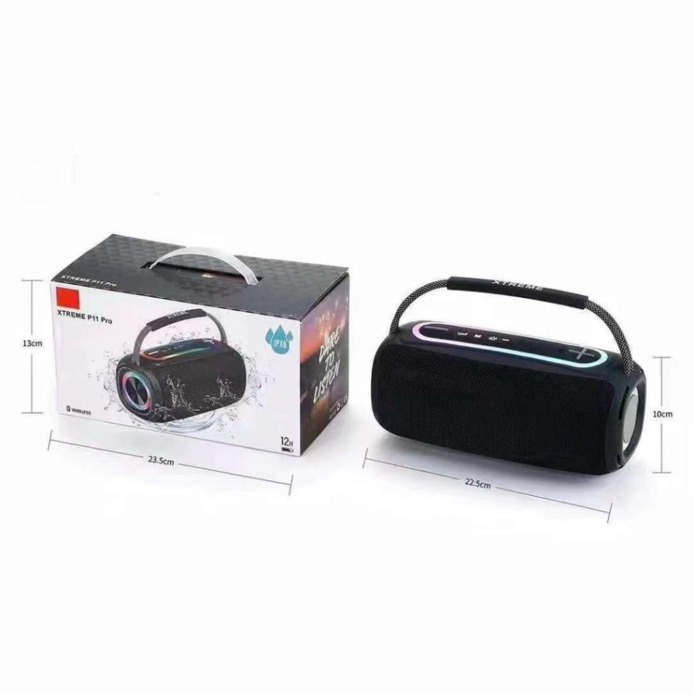 Loa bluetooth JBL BoomBox P11 Pro 2023 độ đèn led cùng âm thanh bass căng công suất 20w pin trâu - BH 12 Tháng