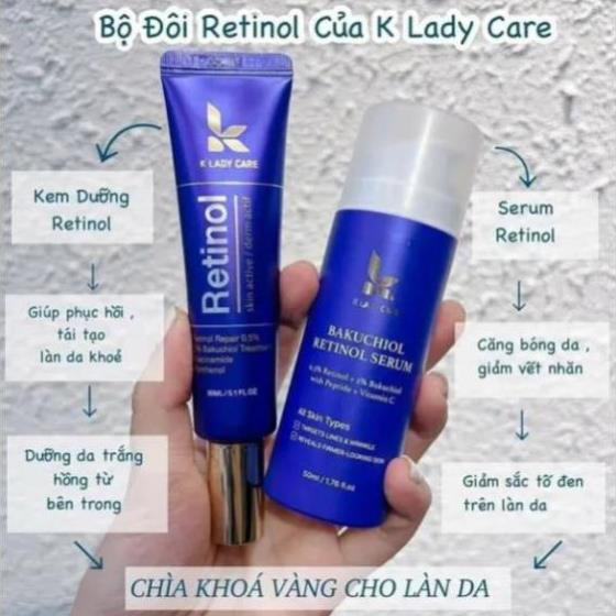 Combo Kem Dưỡng Và Serum Retinol K Lday Care 2 Sản Phẩm !