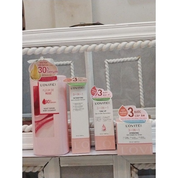 Combo chăm sóc da Lovite sáng mịn