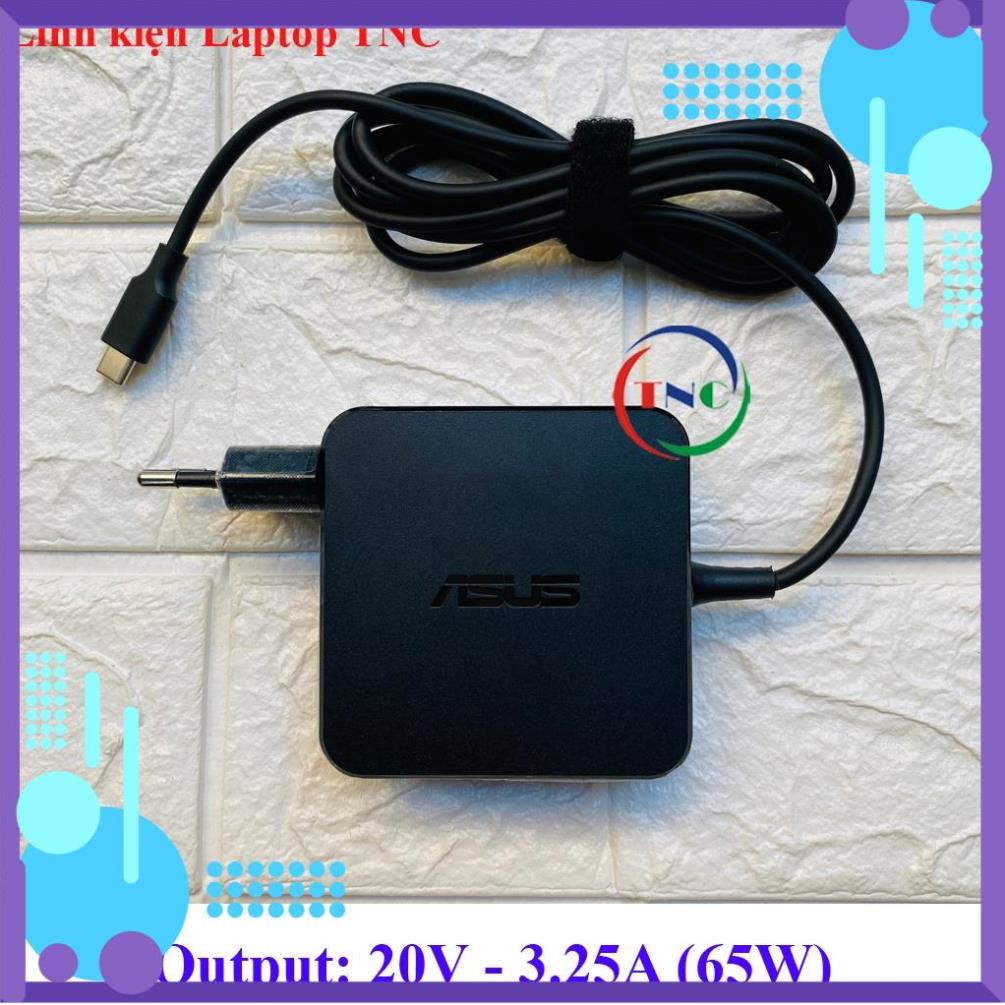 HCM Sạc Laptop Asus Type C 45W 65W chân C USB C sạc linh kiện mới . 12 tháng