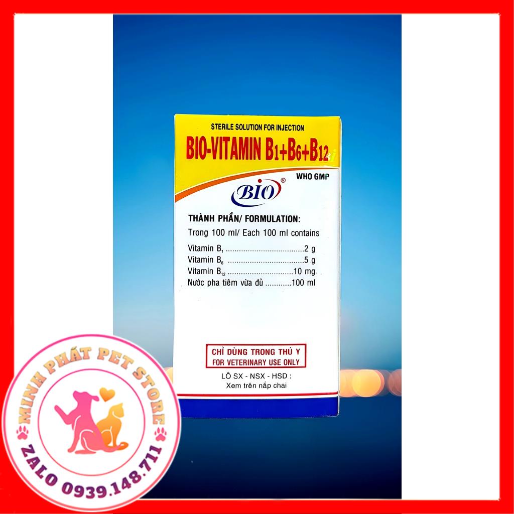 VITAMIN 3B B1 B6 B12 CHAI 50ML