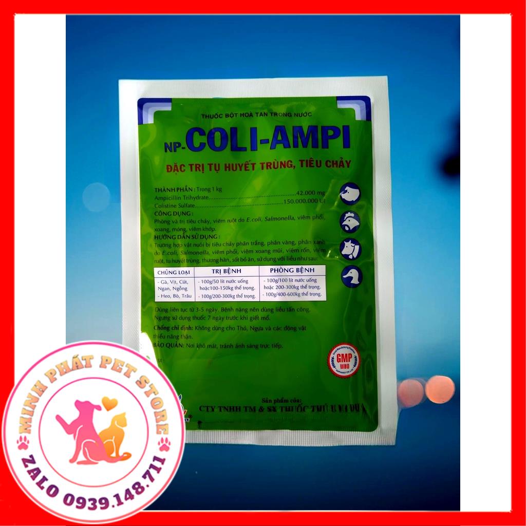 COLI AMPI GÓI 100g ampicolis tụ huyết trùng, tiêu chảy