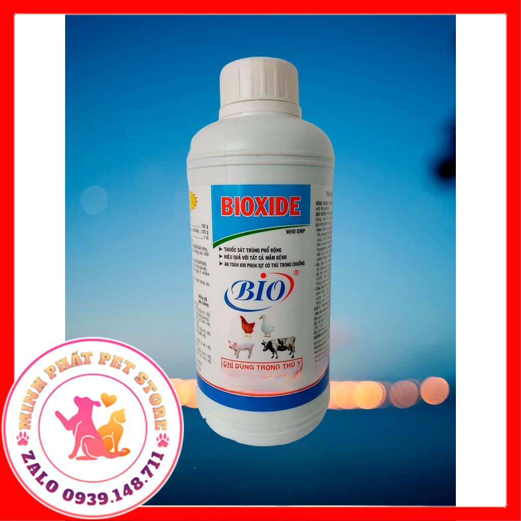 SÁT TRÙNG CHUỒNG TRẠI BIO XIDE chai 500ml (bioxide)