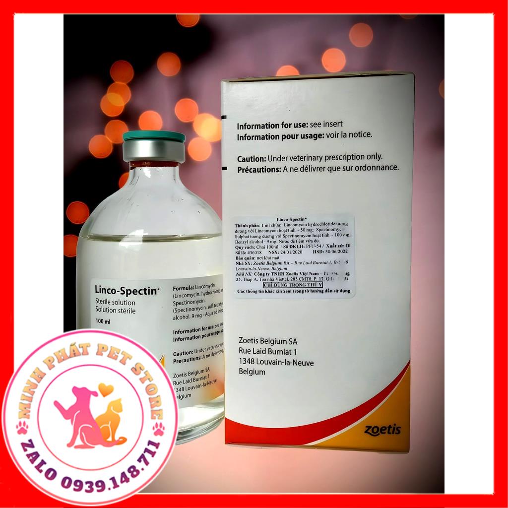 LINCO SPECTIN ZOETIS 100ML HÀNG BỈ