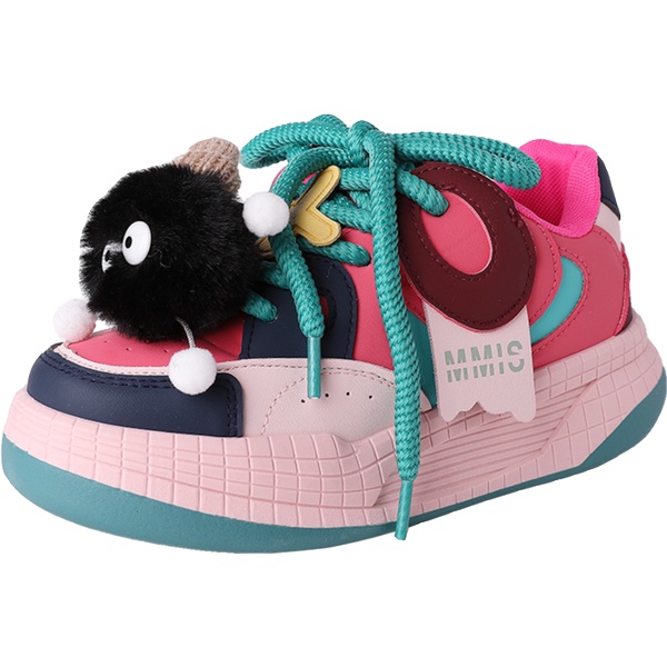 Giày Thể Thao Đế Dày Tăng Chiều Cao In Họa Tiết Hoạt Hình Thời Trang Thu Đông 2023 Cho Nữ