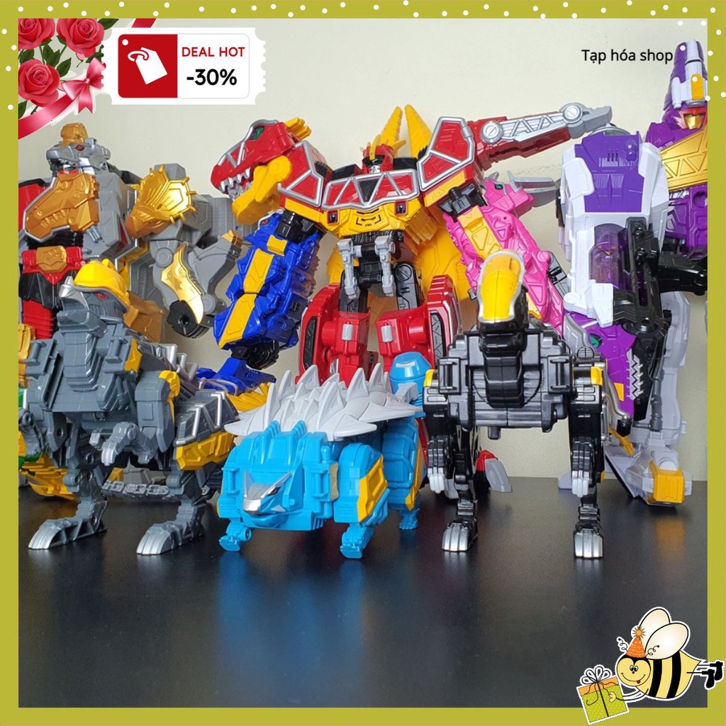 Xả hết Kyoryuger 2013 - Đồ Chơi Siêu Nhân Thú điện Dx Zyuden Sentai Kyoryuger tặng kèm xe