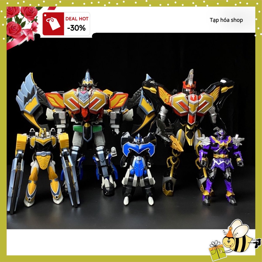 Xả hết DX MAGIRANGER Hàng chính hãng BANDAI Siêu nhân kỵ mã tặng kèm xe