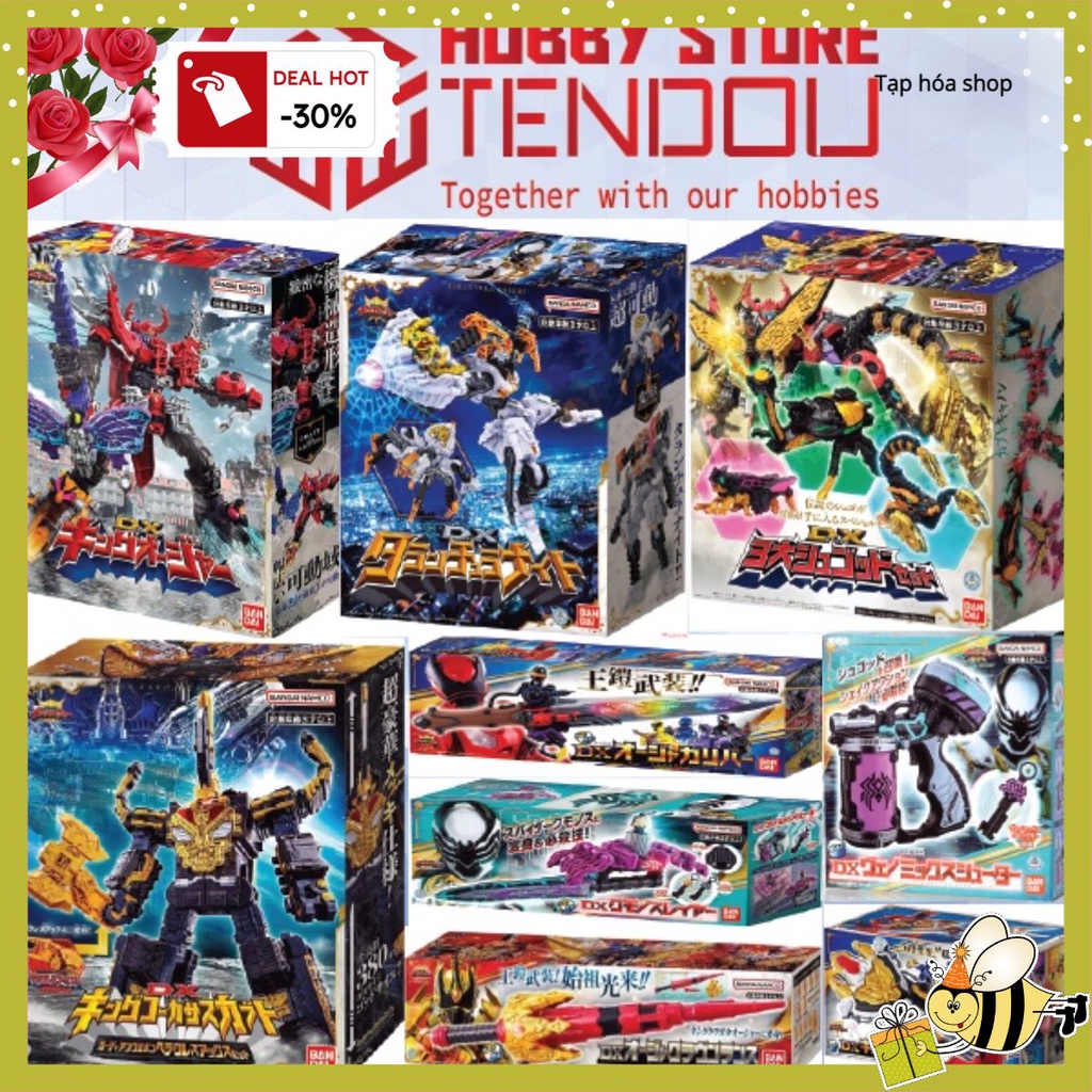 Xả hết Mô Hình Siêu Nhân DX Ohsama Sentai King-Ohger tặng kèm xe