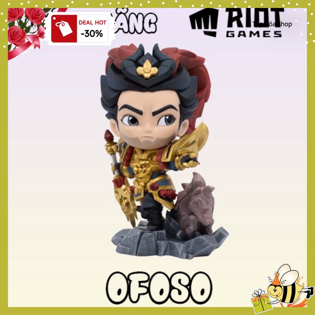 Xả kho Mô hình Jarvan IV Lữ Bố  - Mô Hình Liên Minh Huyền Thoại - LOL Figure - Shop Mô Hình OFOSO có tặng xe
