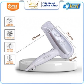 Máy sấy tóc comet - cm6618 - hàng chính hãng bảo hành 12 tháng