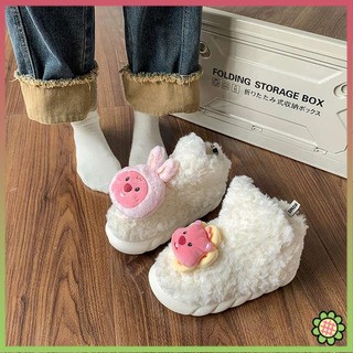 Giày Bốt Đi Tuyết Đế Dày Vải cotton Ấm Áp Thiết Kế Dễ Thương