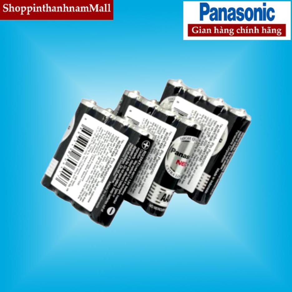 Combo 12 Viên Pin AAA Panasonic R03NT-2S Đũa Đen Chính Hãng