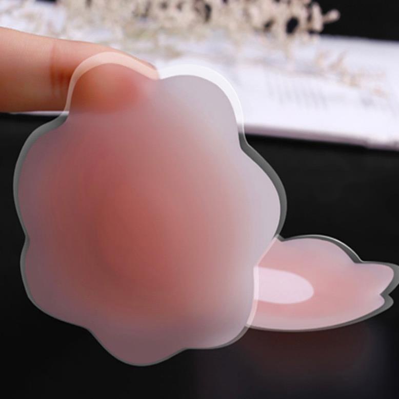 Hộp 5 Đôi  Dán Ngực, Che Đầu Ti, Loại Chất Liệu Silicone Mềm Mại Cho Da