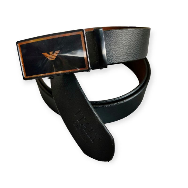 BIG SIZE - Dây nịt nam da PU trơn 140cm Khoá rút/ Khoá Lăn