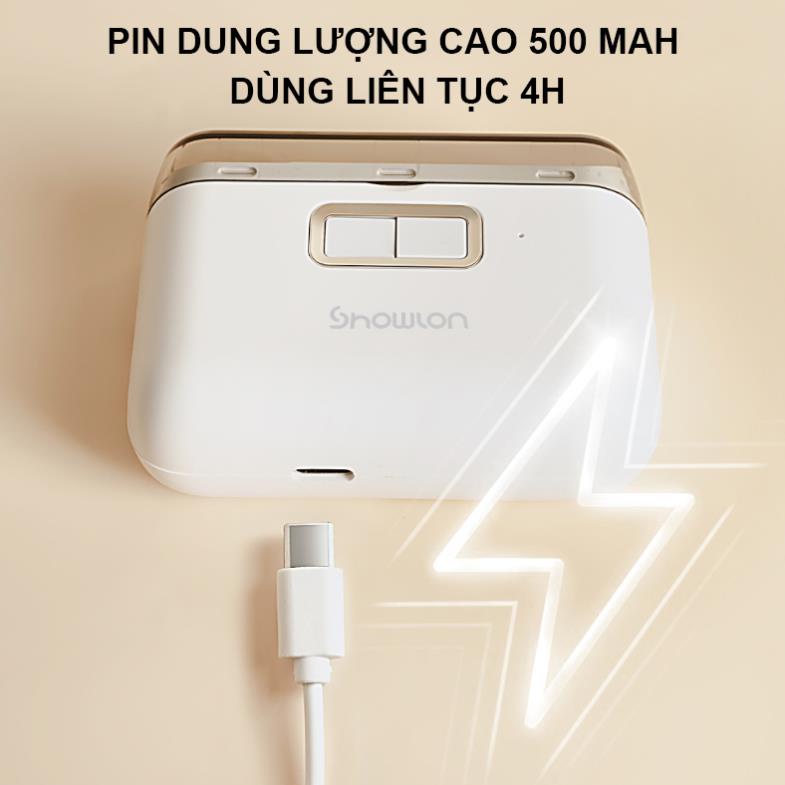Máy cắt móng tay điện mini Showlon tích hợp mài móng và đèn led cho người lớn và trẻ em - Minh Tín Shop