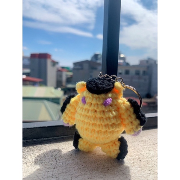 Móc chìa khoá Wingman móc len. Nhận móc chữ theo yêu cầu