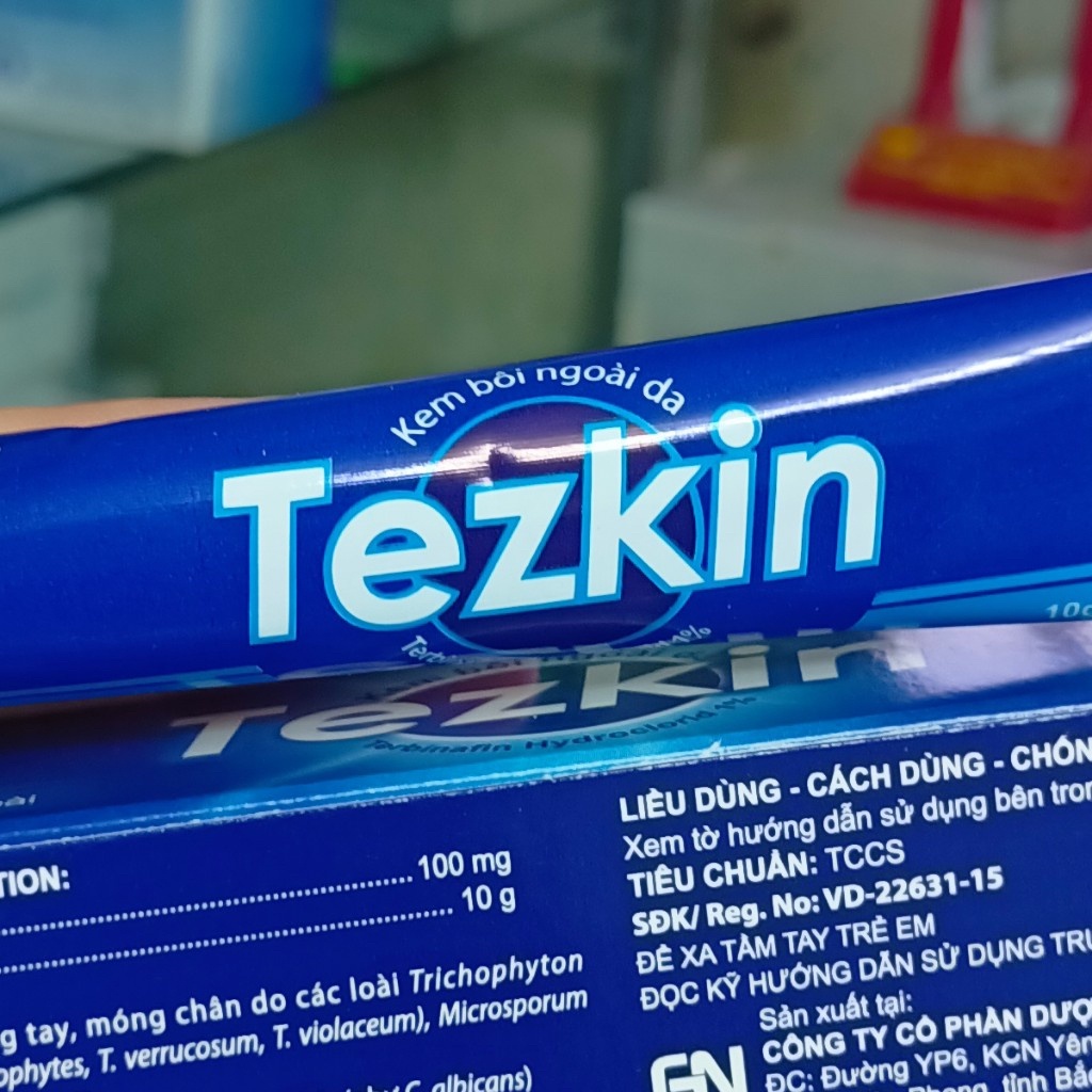 Tezkin kem bôi nấm da tay chân tuýp 10g