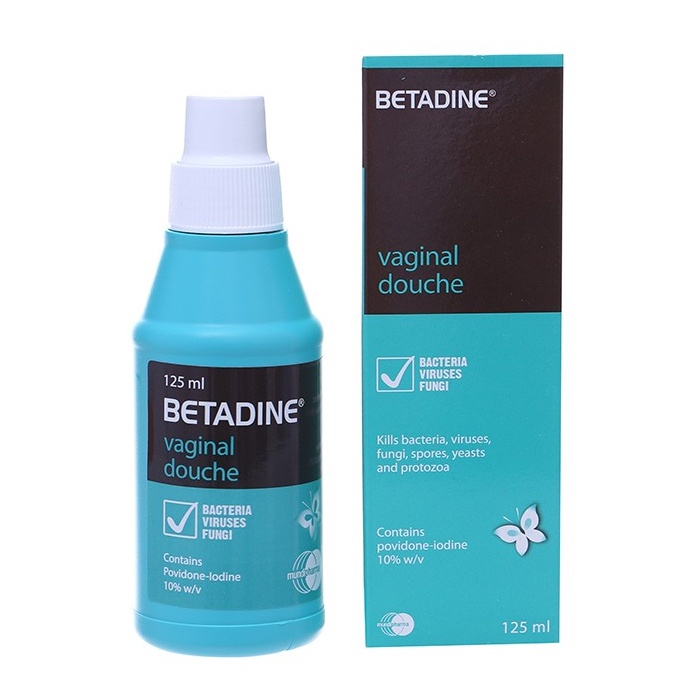 Dung Dịch Vệ Sinh Phụ Khoa Betadine Vaginal Douche 125ml - [CHÍNH HÃNG]
