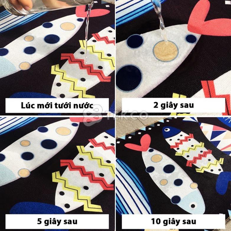 Bộ 2 Thảm Bếp Hàng Loại 1 Dày Và Mịn Thấm Hút Tốt, Mặt Đáy Chống trơn, Mặt Thảm Bali