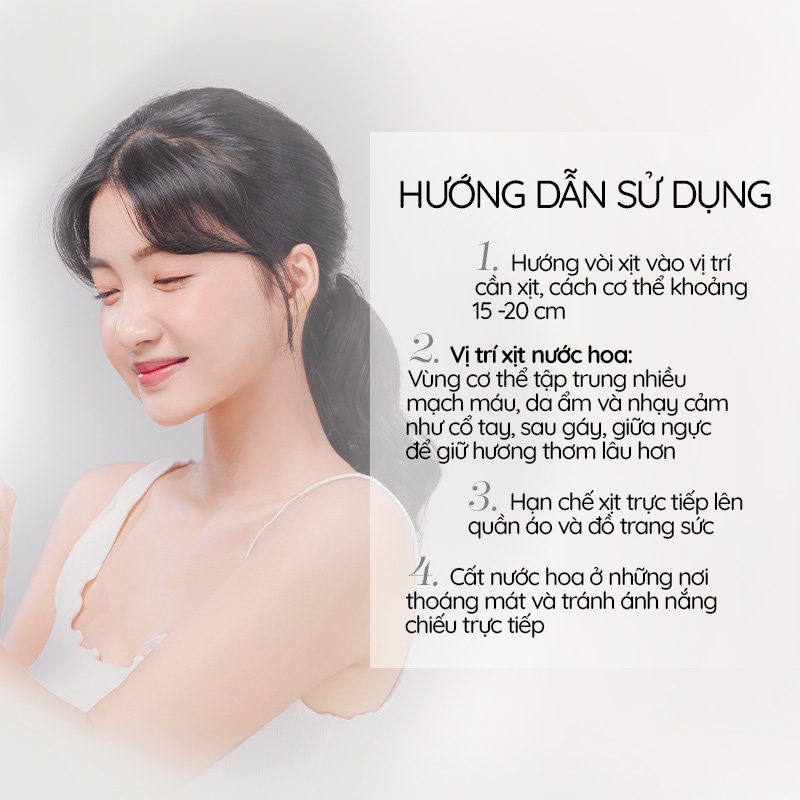 Nước hoa nữ Cindy Blooming Blush hương dịu dàng 50ml