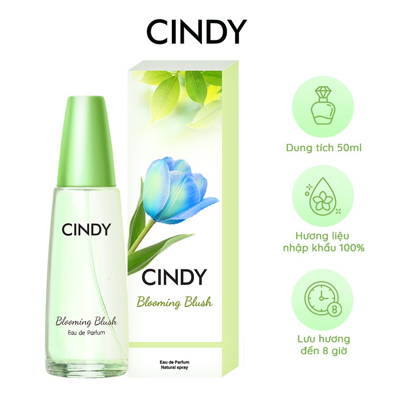 Nước hoa nữ Cindy Blooming Blush hương dịu dàng 50ml