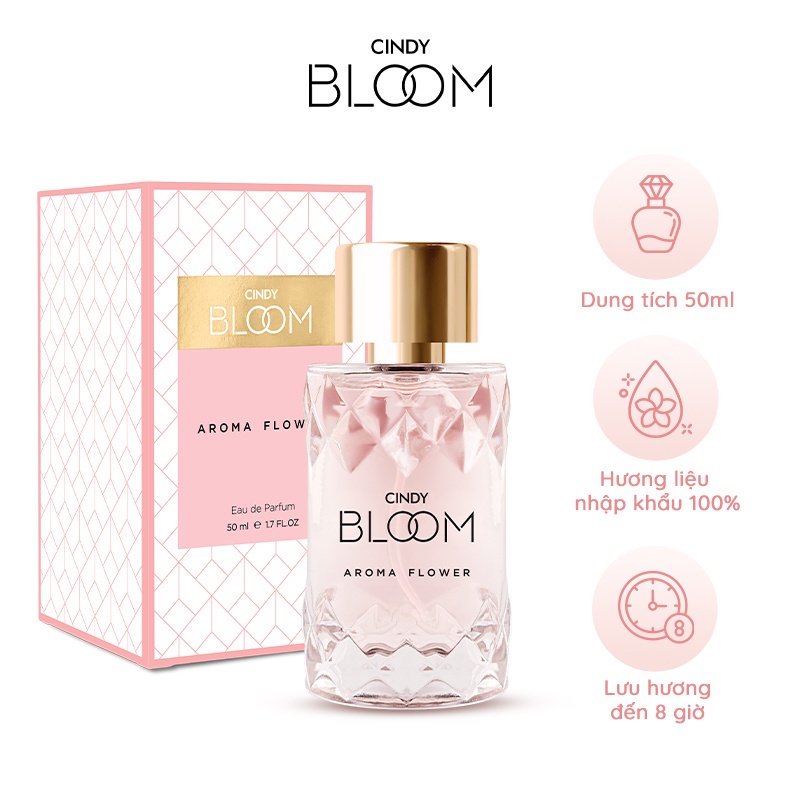 Nước hoa nữ Cindy Bloom Aroma Flower hương ngọt ngào nữ tính 50ml