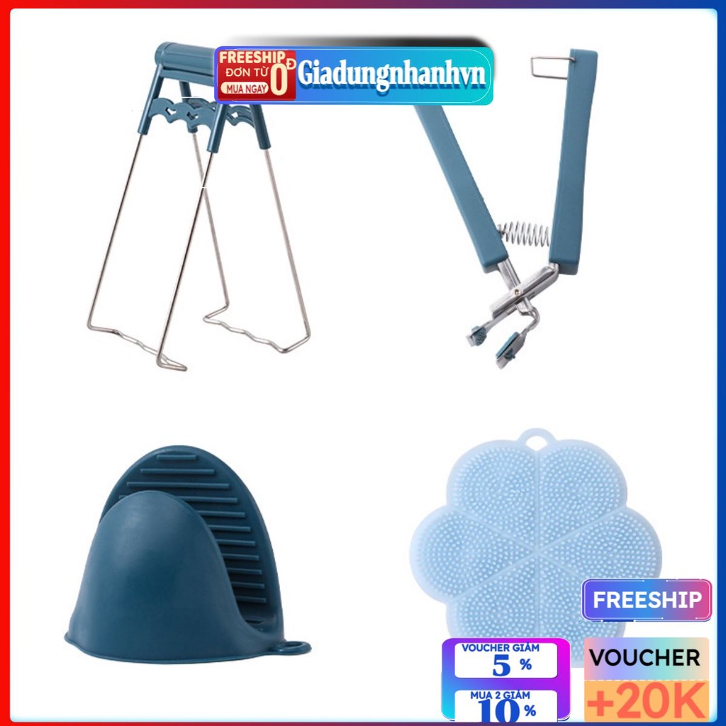 Bộ Dụng Cụ Gắp Nóng Đa Năng 6 chi tiết tiện lợi- Giadungnhanh