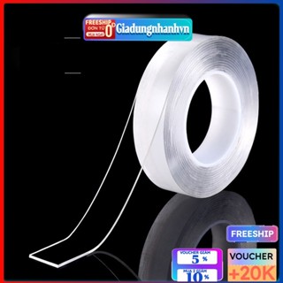 Băng Dính 2 Hai Mặt Keo Dán Trắng Đa Năng Trong Suốt 3m Siêu Dính - Giadungnhanh