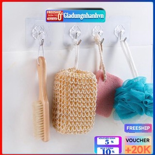 Combo 10 Móc dán cường lực trong suốt